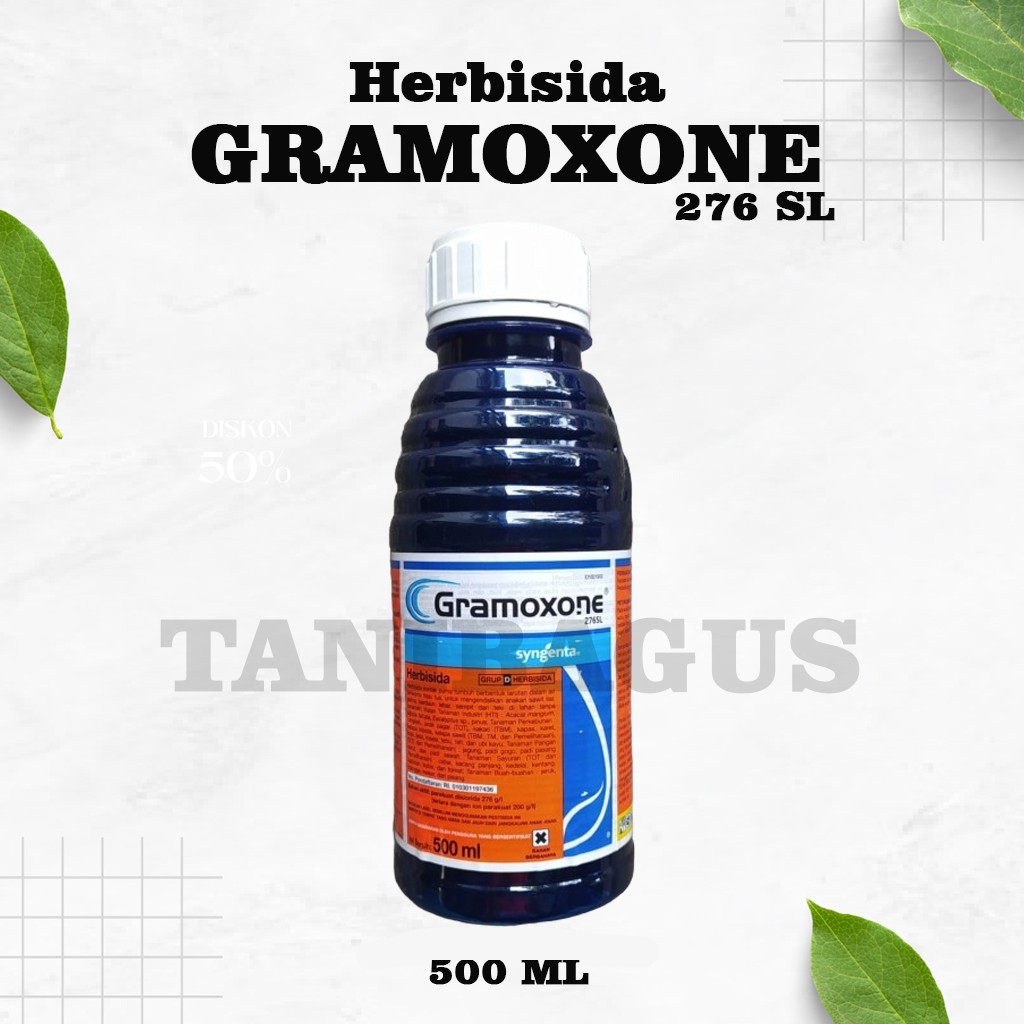 Herbisida Gramoxone 276 SL Racun Kontak untuk basmi gulma berdaun lebar - 500 ml