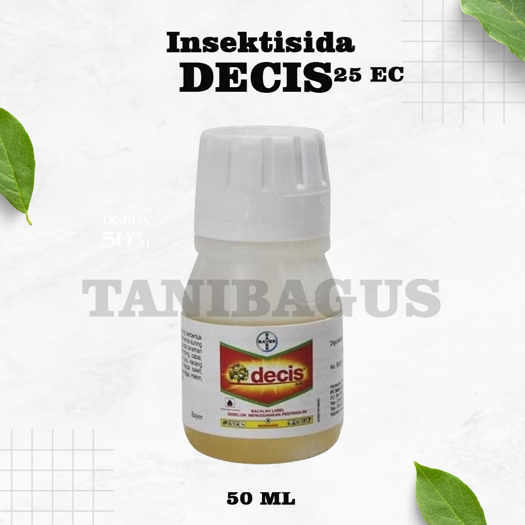 Insektisida Decis 25 EC Basmi Ulat dan Serangga - 50 ml