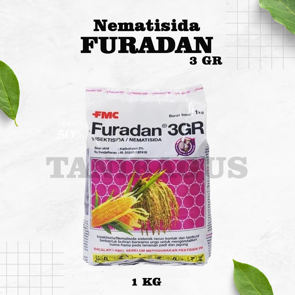 Furadan 3GR Insektisida Nematisida Kemasan 1kg