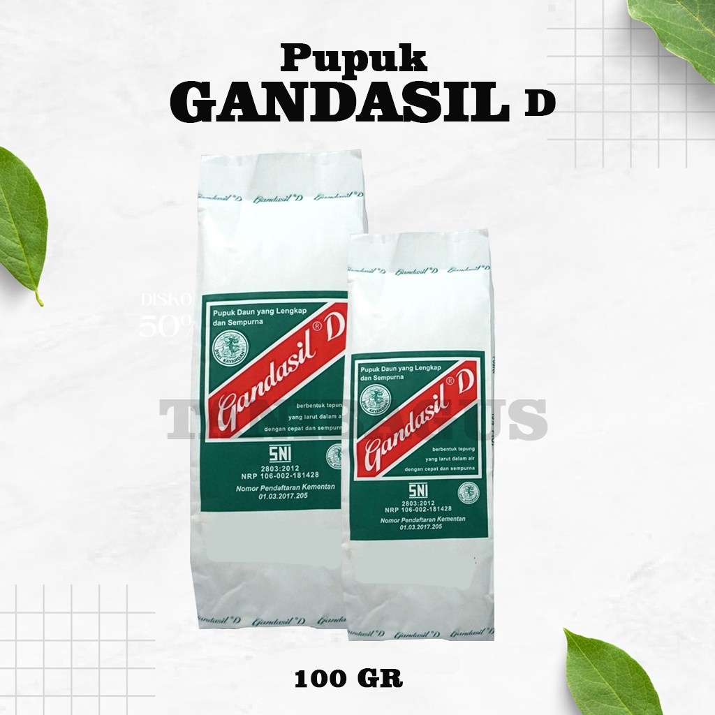 Pupuk Pertumbuhan Tunas - Gandasil D 100gr